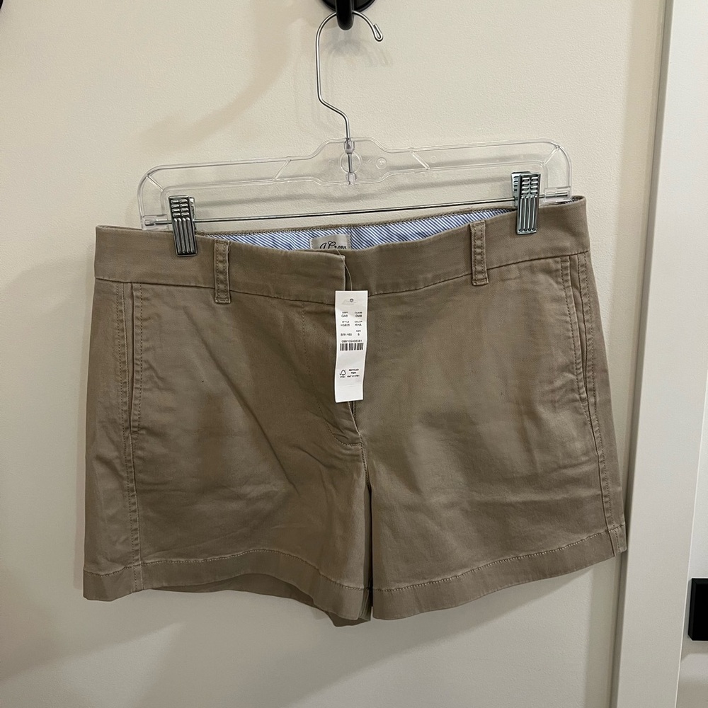 JCrew women’s 3.5" classic chino short — khaki NWT